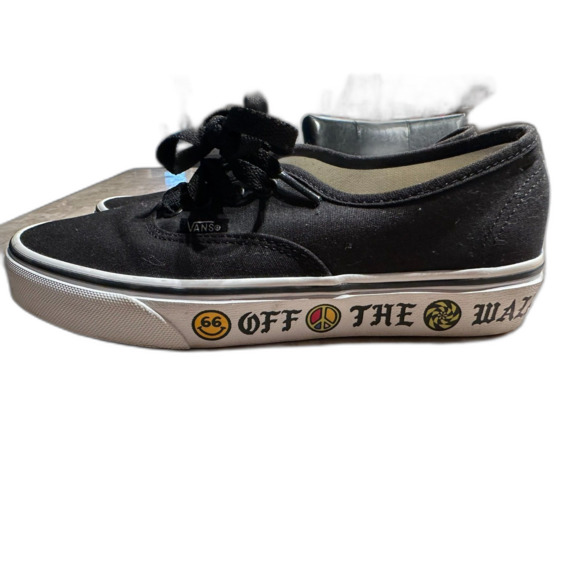 Vans Shoes - Vans Shoes with Smiley Face and Peace Sign Size 6.5 Women SAME DAY SHIPPING